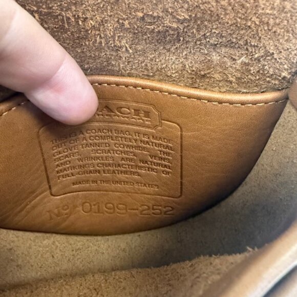 coach /bag/coach tan mini belt bag brown color #252 - Picture 5 of 8